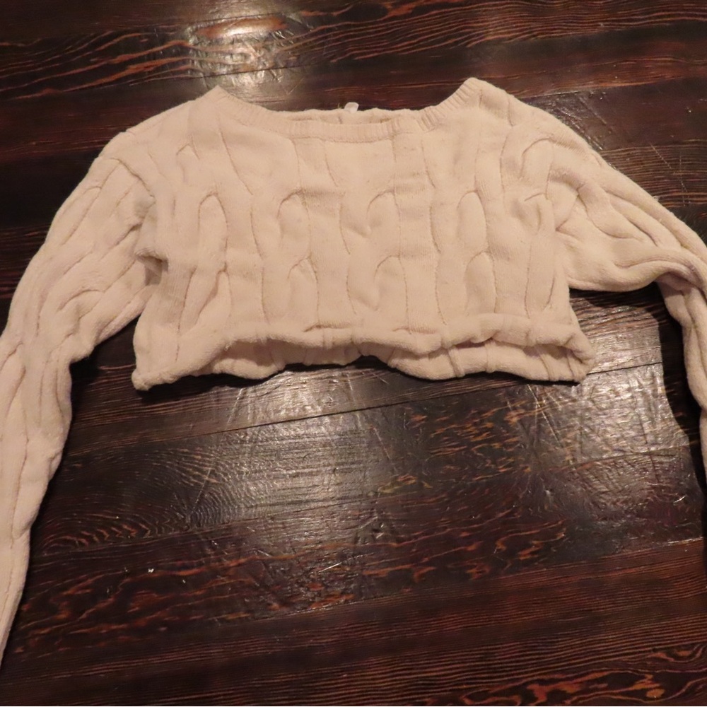 Garage Cream Knit Sweater